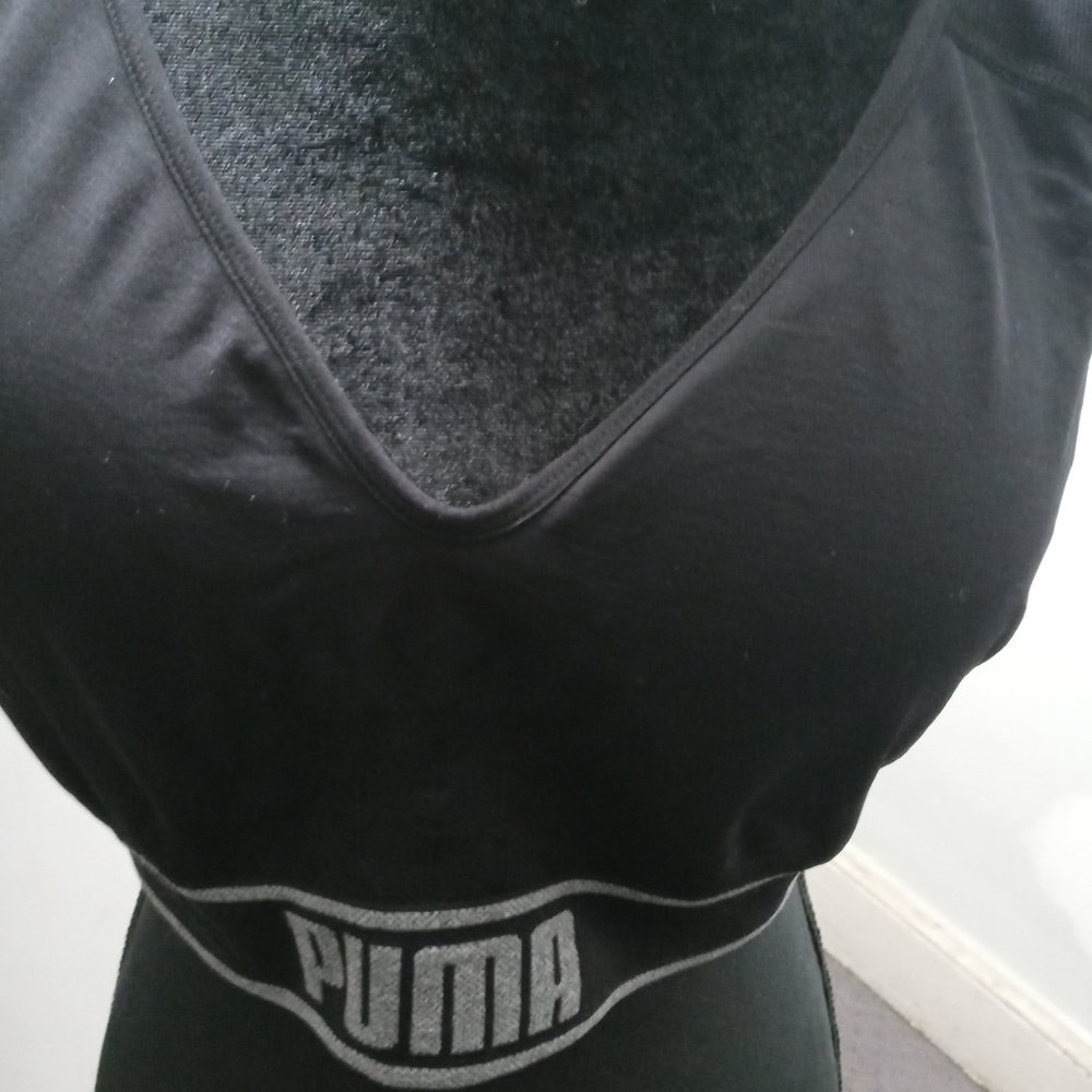 Puma Black Sports Bra With Padded Cups